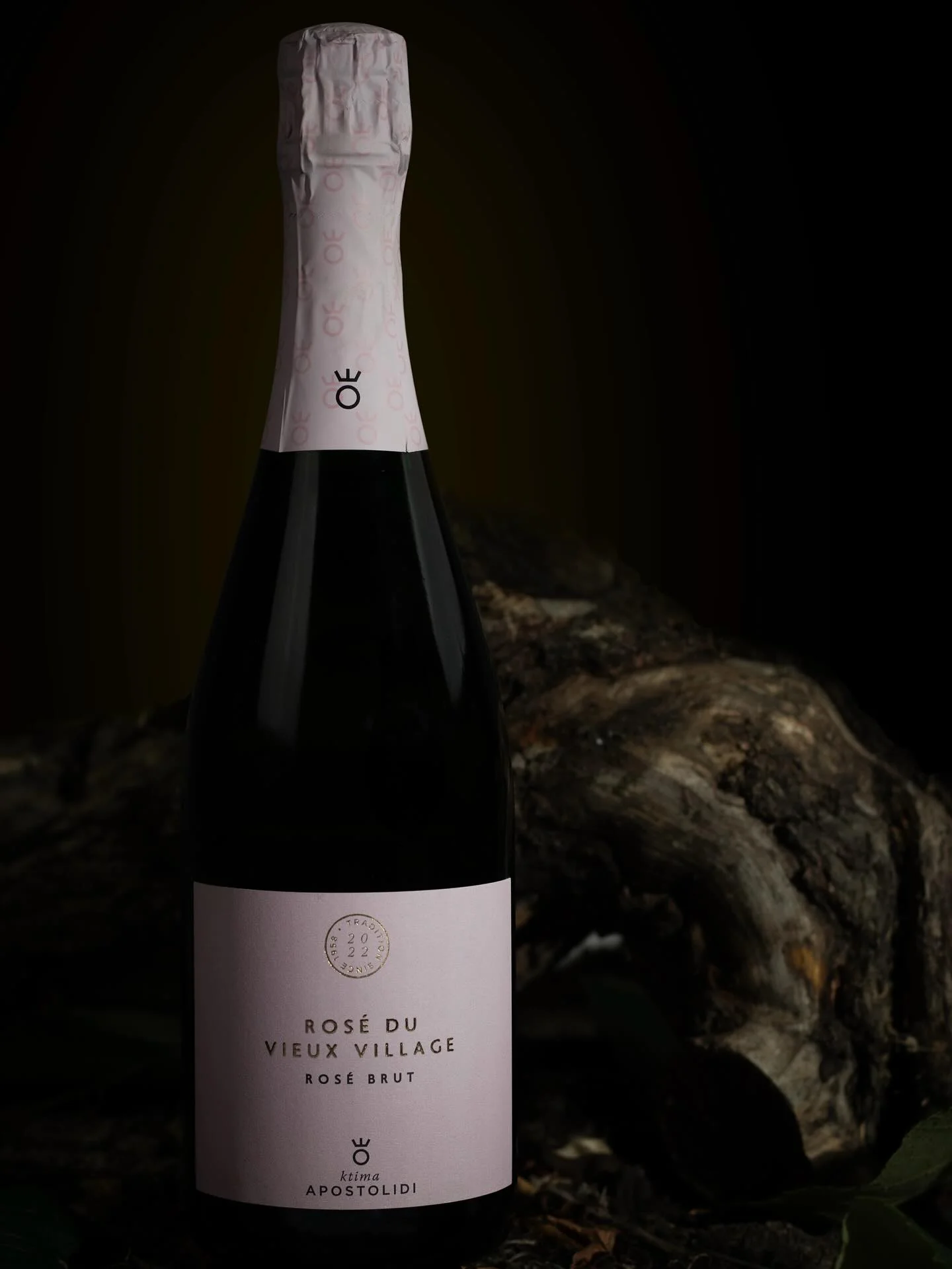 Apostolidi Rosé du Vieux Village Brut 1 Apostolidi Rose du Vieux Village Brut 02