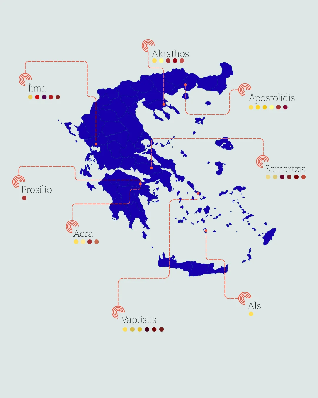 Exciting Greek Wines - A Deep Dive in the Most Upcoming Wine Region of the World 18 wine trade international map greece