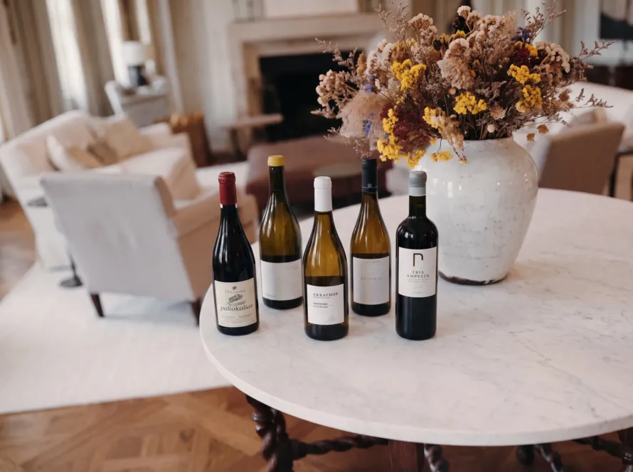 Six distinctive wine bottles representing different roles in a wine eCommerce portfolio strategy